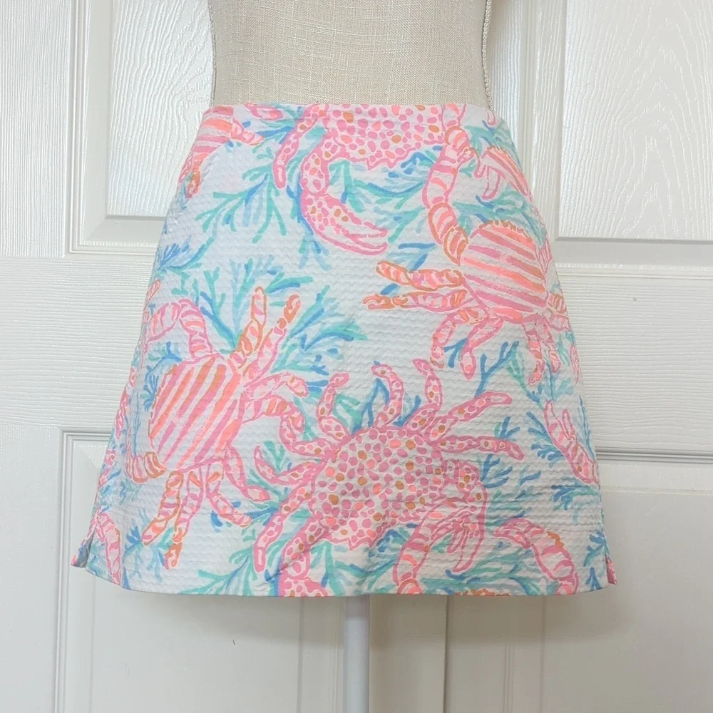 Lilly Pulitzer Marigold Skort in Resort White Getting Steamy - Picture 2 of 6